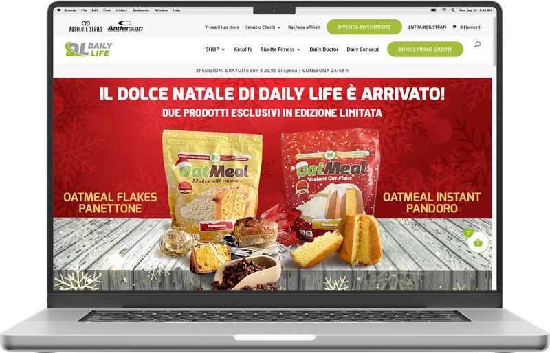 dailylife.fit - Sito e-commerce